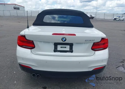 2019 BMW 230I z USA, uszkodzony, nr VIN WBA2M7C59KVD51993